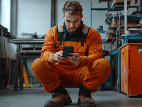 Krankenschwester, die ihre Abwesenheit bucht