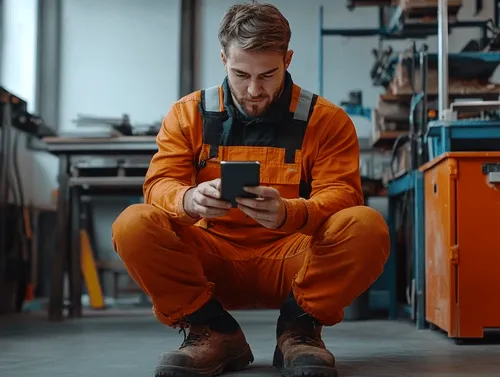 Krankenschwester, die ihre Abwesenheit bucht